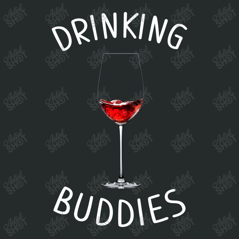 Drinking Buddies Wine Women's Triblend Scoop T-shirt by Artees Artwork | Artistshot