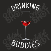 Drinking Buddies Wine Ladies Fitted T-shirt | Artistshot