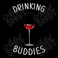 Drinking Buddies Wine Cropped Hoodie | Artistshot