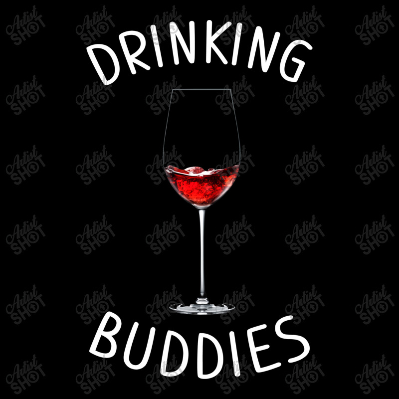 Drinking Buddies Wine Cropped Hoodie by Artees Artwork | Artistshot