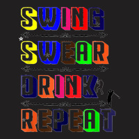 Swing Swear Drink Repeat Golf Love Design T-shirt | Artistshot