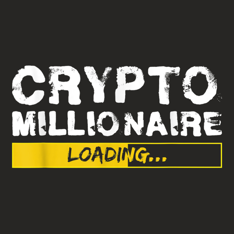 Crypto Millionaire Loading Funny Bitcoin Ethereum T Shirt Ladies Fitted T-Shirt by summeyveulricket | Artistshot