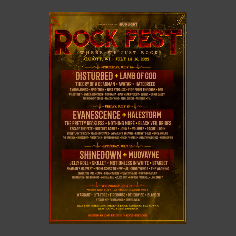 Rockfest Vintage T-Shirt by kingranger840404 | Artistshot