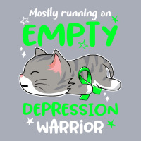 Depression Awareness T  Shirt Mostly Running On Empty Depression Warri Tank Dress | Artistshot