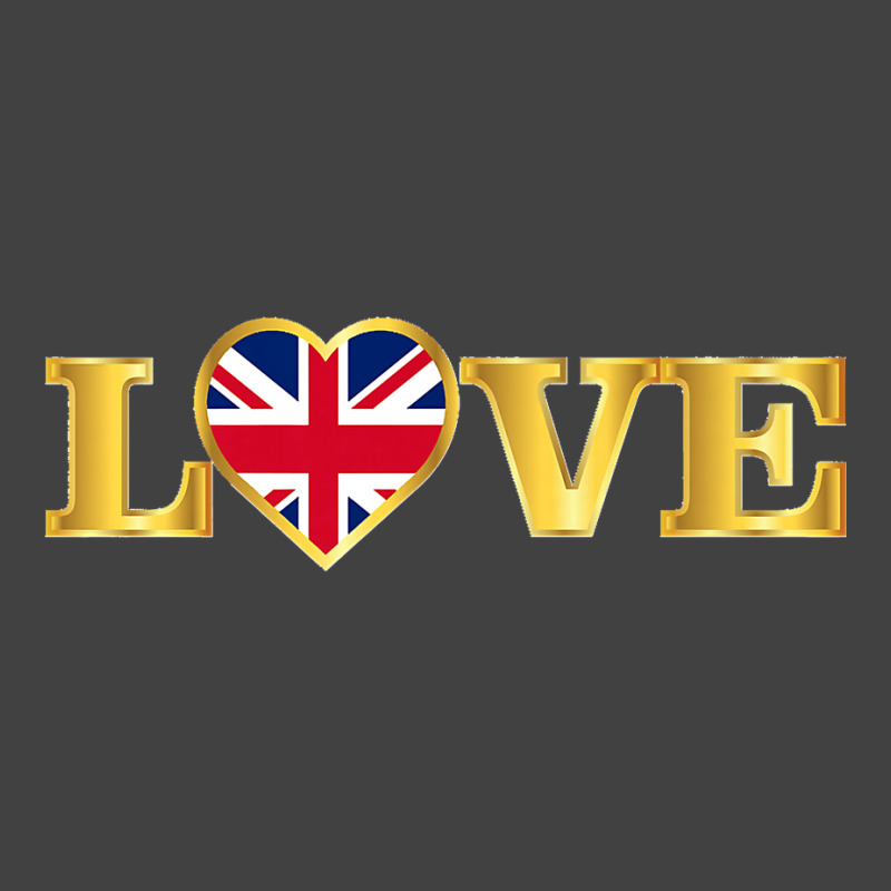 United Kingdom Flag British Great Britain Uk Heart Premium Vintage T-shirt | Artistshot