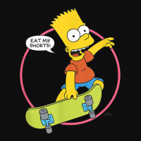 The Simpsons Bart Simpson Eat My Shorts T Shirt Crop Top | Artistshot