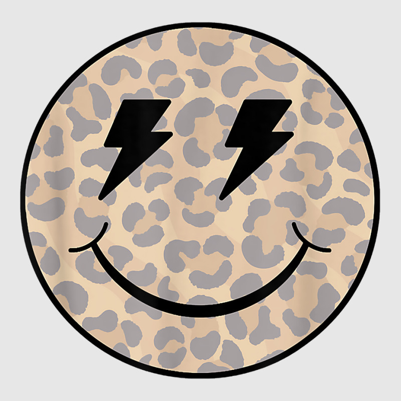 Trendy Leopard Smiley Face Lightning Bolt T Shirt Unisex Jogger by texz | Artistshot