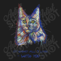 I'd Spend All 9 Lives With You   Cute Maine Coon Cat T Shirt Classic T-shirt | Artistshot