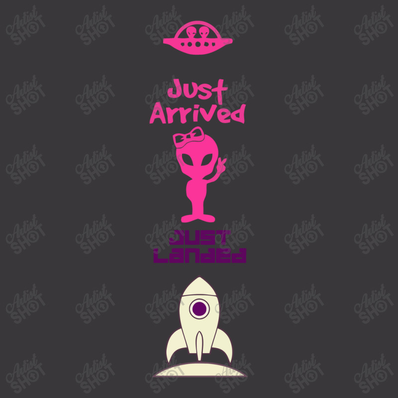 Just Arrived Just Landed Alien Ladies Curvy T-Shirt by yaukhti | Artistshot