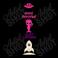 Just Arrived Just Landed Alien Cropped Sweater | Artistshot