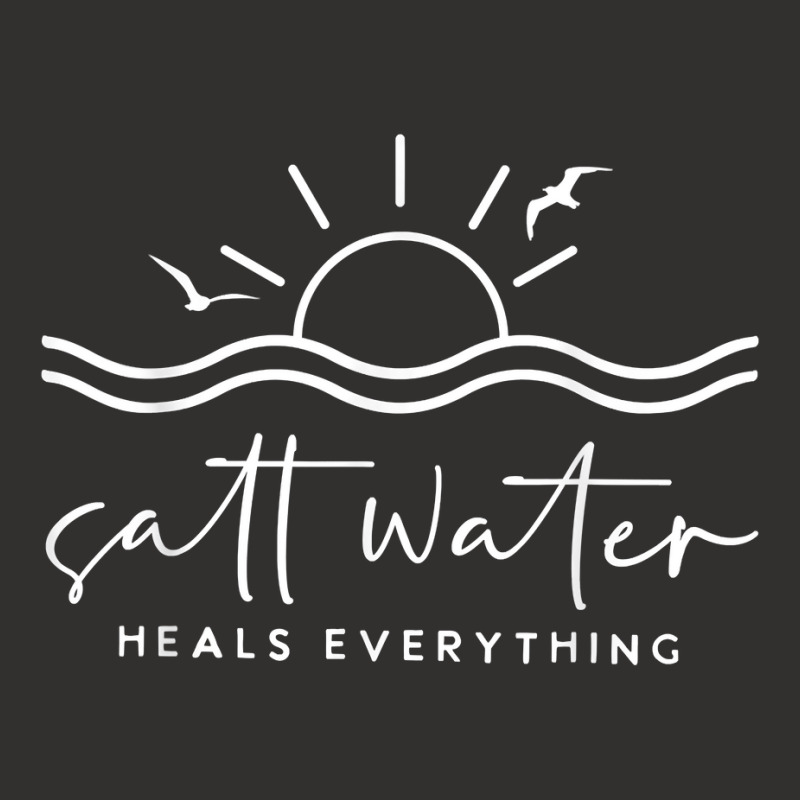 Saltwater Heals Everything   Summer Vacation T Shirt Champion Hoodie by vorgasofaguiarb | Artistshot