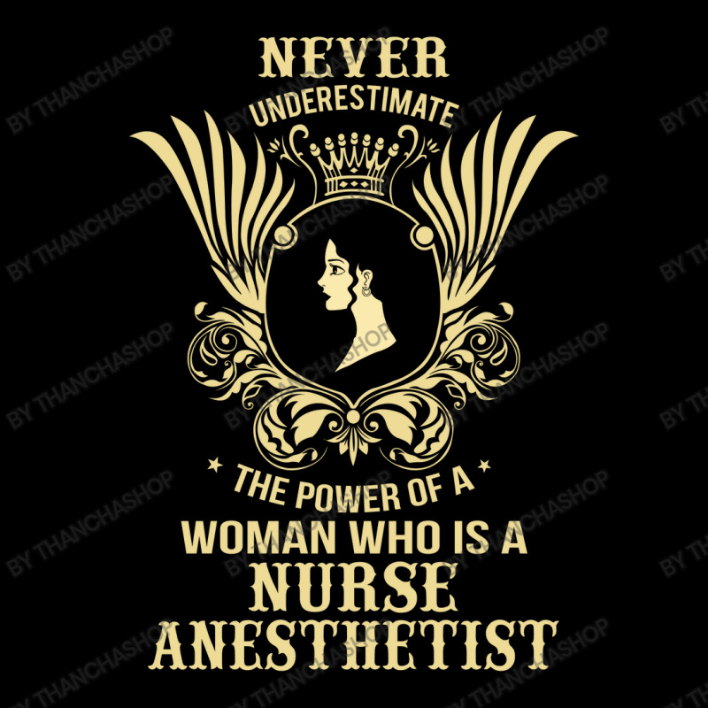 Never Underestimate The Nurse Anesthetist Youth Zipper Hoodie | Artistshot