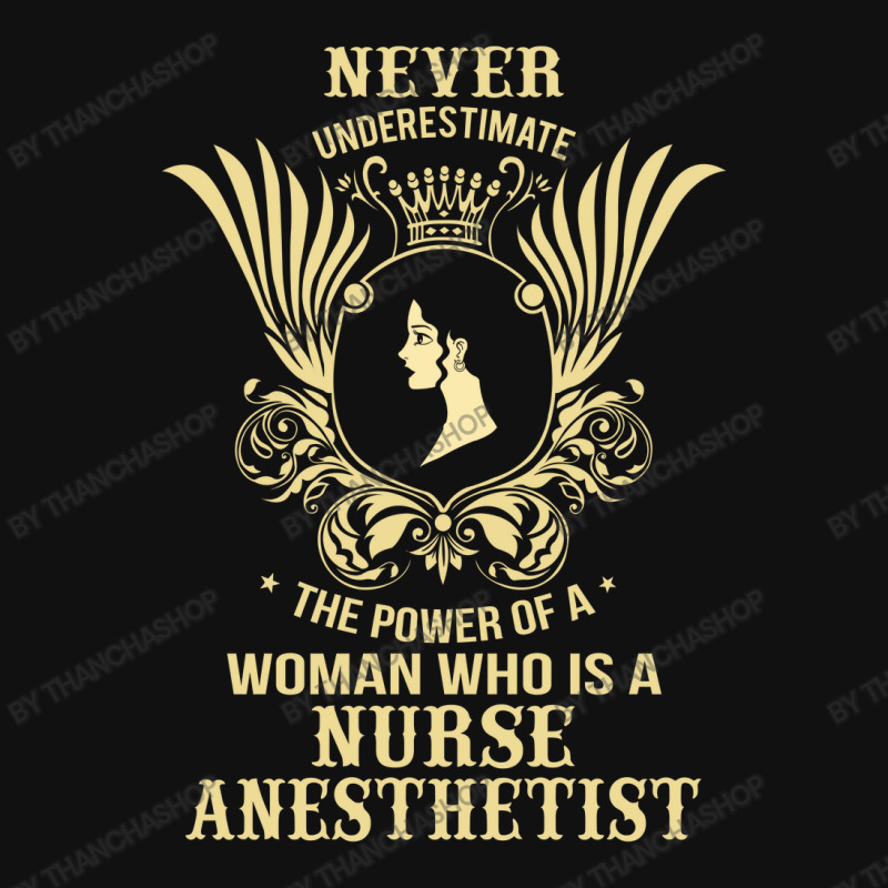 Never Underestimate The Nurse Anesthetist Baby Beanies | Artistshot