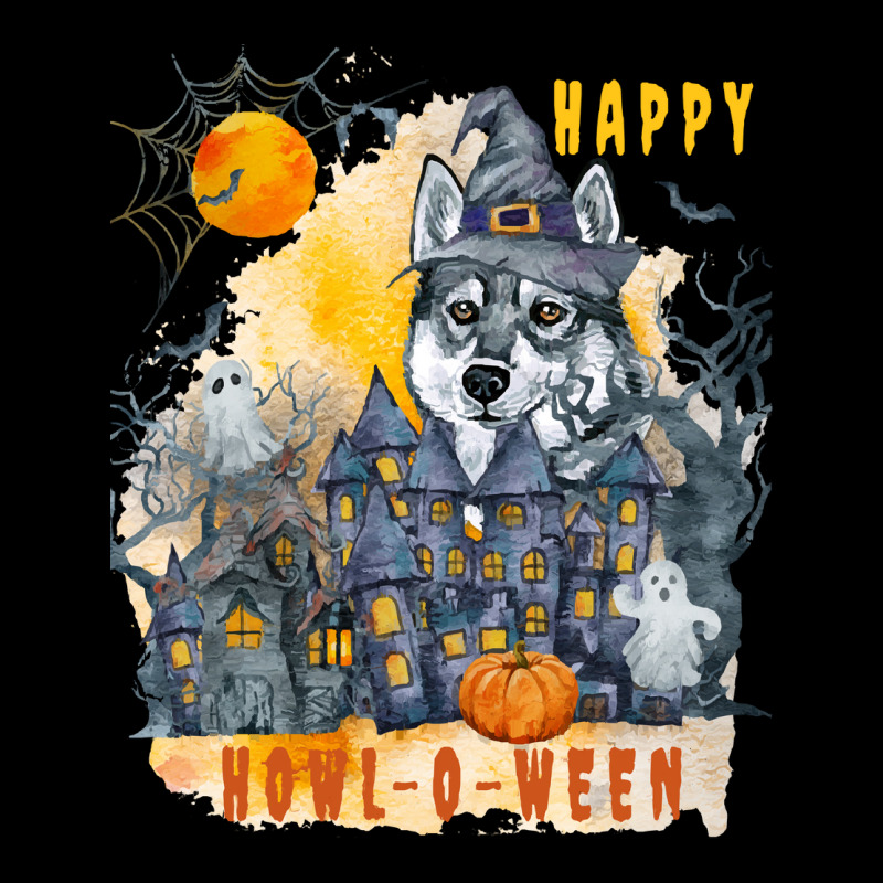 Siberian Husky Halloween T  Shirt Siberian Husky Happy Howl O Ween Gho Youth Jogger by nancybackground | Artistshot