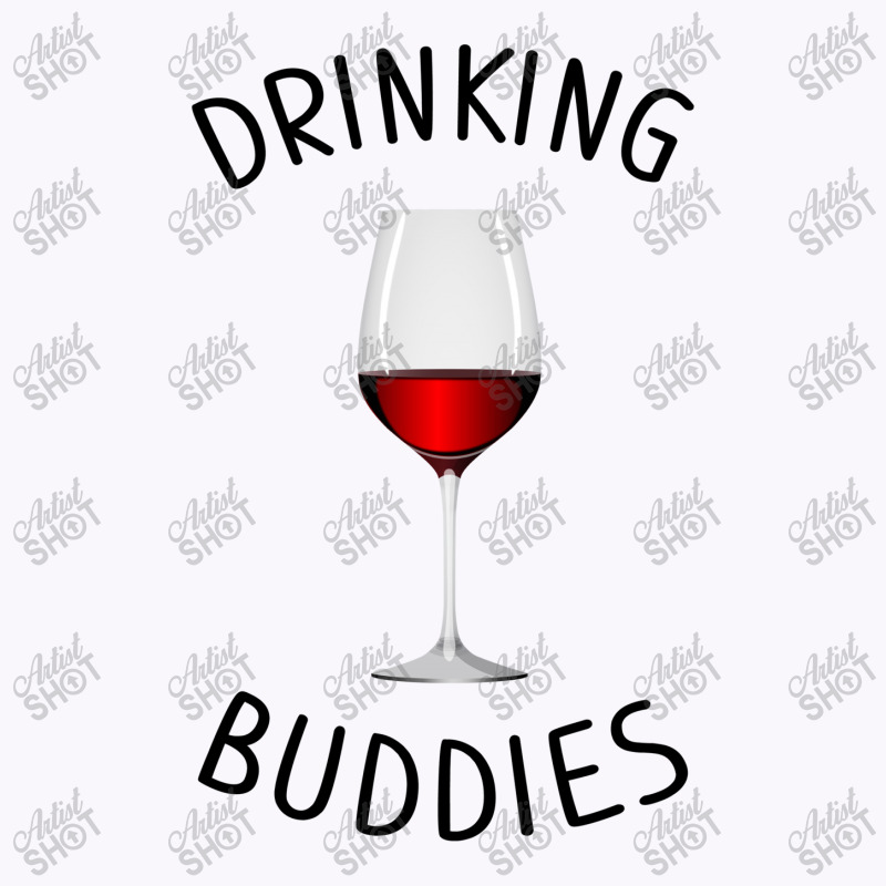 Drinking Buddies Wine Glasses Vector Tank Top by Artees Artwork | Artistshot