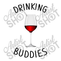 Drinking Buddies Wine Glasses Vector Men's Long Sleeve Pajama Set | Artistshot