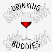 Drinking Buddies Wine Glasses Vector Classic T-shirt | Artistshot