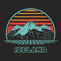 Iceland Retro Vintage 80s Style T Shirt Ladies Fitted T-shirt | Artistshot