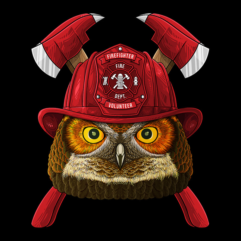 Firefighter Owl Fireman Boys Kids Fire Rescue Animal 246 Maternity Scoop Neck T-shirt by pester | Artistshot