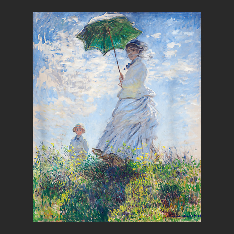 Monet's Woman With A Parasol  Modern Art Famous Painting T Shirt Printed hat by koleuuwla | Artistshot