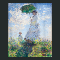 Monet's Woman With A Parasol  Modern Art Famous Painting T Shirt Women's Triblend Scoop T-shirt | Artistshot