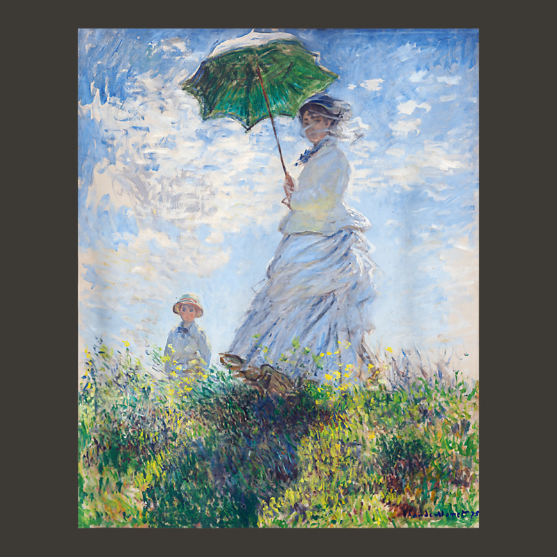 Monet's Woman With A Parasol  Modern Art Famous Painting T Shirt Bucket Hat by koleuuwla | Artistshot