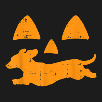 Pumpkin Eyes Dachshund Funny Halloween Jack O Lantern Dog T Shirt Hoodie & Jogger Set | Artistshot