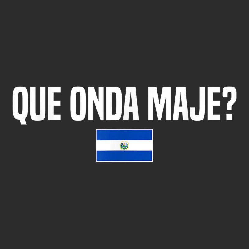 Que Onda Maje Salvadoran Slang El Salvador Flag T Shirt Exclusive T-shirt | Artistshot