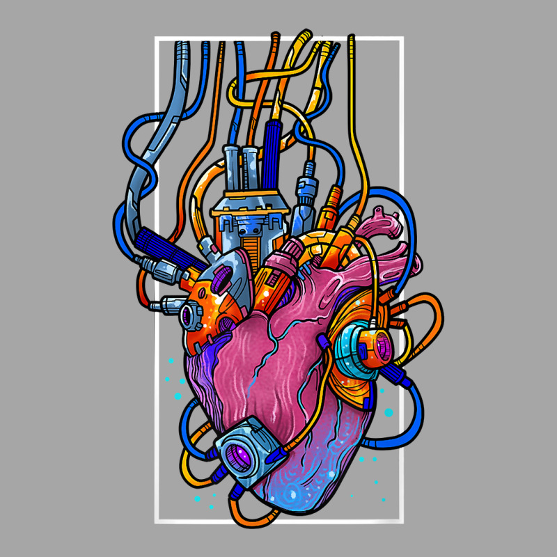 Cyborg Robot Heart Vaporwave Futuristic Cyberpunk Clothing T Shirt Toddler Sweatshirt by jenneyljkalasoha | Artistshot