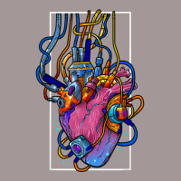 Cyborg Robot Heart Vaporwave Futuristic Cyberpunk Clothing T Shirt Vintage Hoodie | Artistshot