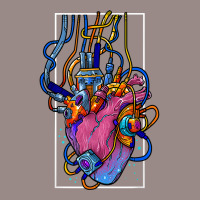 Cyborg Robot Heart Vaporwave Futuristic Cyberpunk Clothing T Shirt Vintage T-shirt | Artistshot