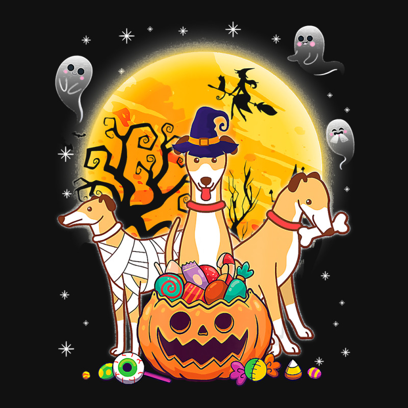 Whippets Dog Mummy Witch Moon Ghosts Happy Halloween Day 119 Skinny Tumbler | Artistshot