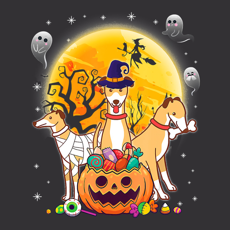 Whippets Dog Mummy Witch Moon Ghosts Happy Halloween Day 119 Vintage Short | Artistshot