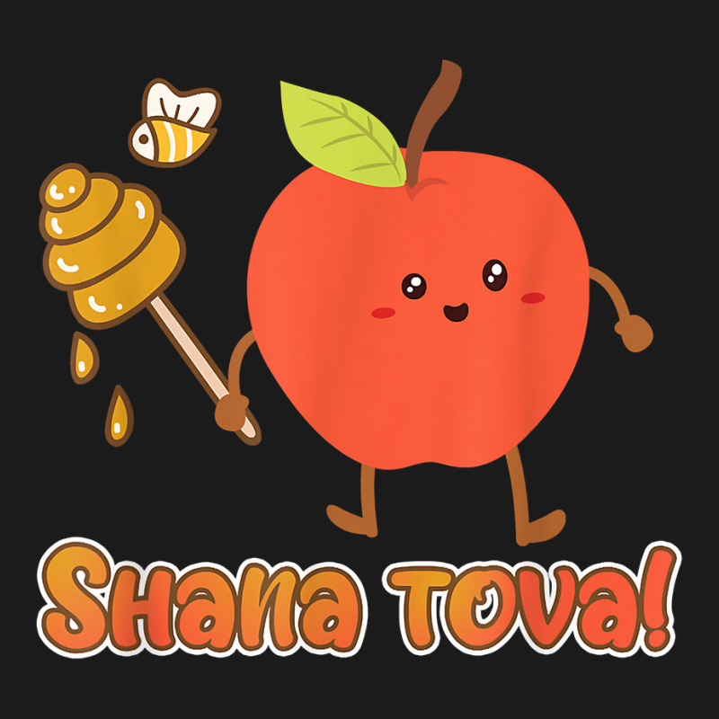 Shana Tova   Rosh Hashanah Kids Kawaii Apple And Honey T Shirt Full-length Apron | Artistshot