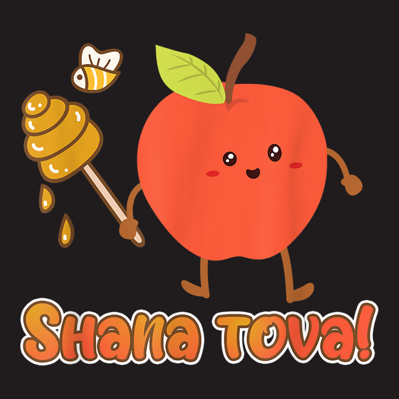 Shana Tova   Rosh Hashanah Kids Kawaii Apple And Honey T Shirt Waist Apron | Artistshot