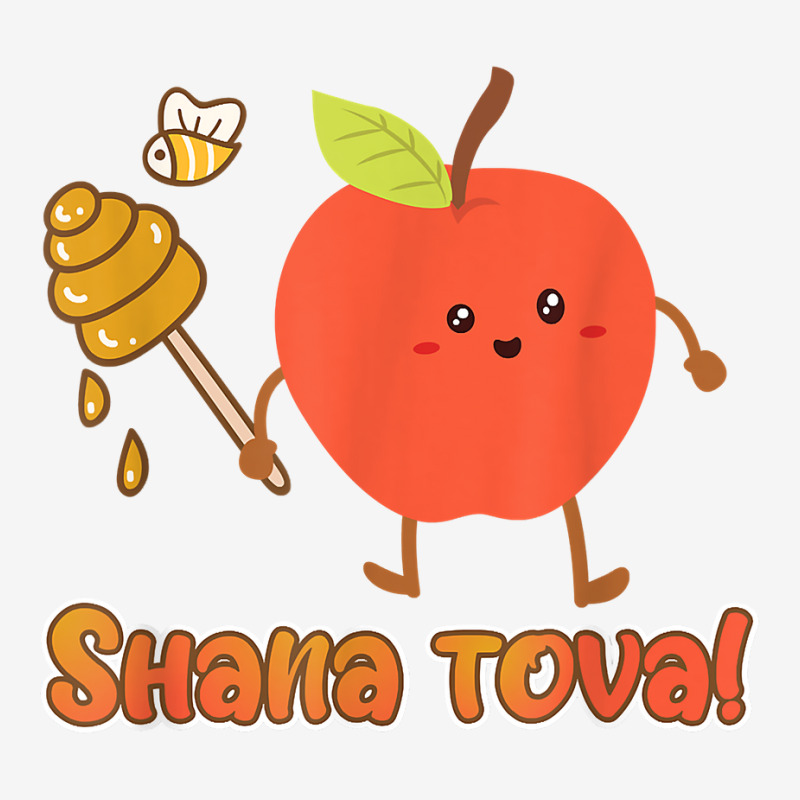 Shana Tova   Rosh Hashanah Kids Kawaii Apple And Honey T Shirt Bicycle License Plate | Artistshot