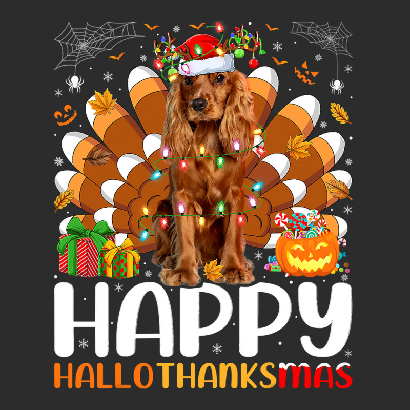 Cocker Spaniel Dog Halloween Christmas Happy Hallothanksmas Exclusive T-shirt by pester | Artistshot