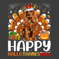 Cocker Spaniel Dog Halloween Christmas Happy Hallothanksmas Men's Polo Shirt | Artistshot