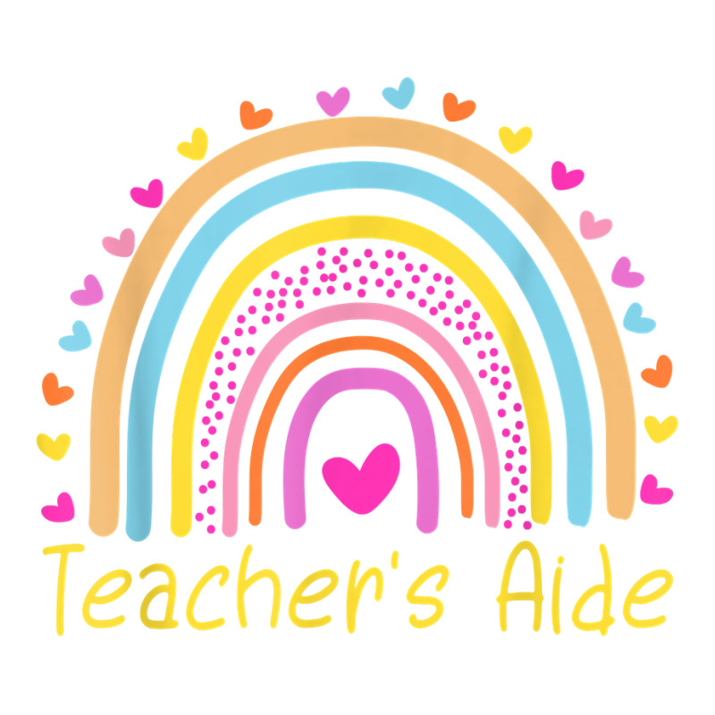 Teacher's Aide Rainbow T Shirt Crewneck Sweatshirt by aringzaodeanl | Artistshot