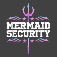 Mermaid Security Tees Mens Boys Swimmer Dad Merdad Trident T Shirt Vintage T-shirt | Artistshot