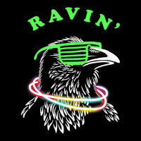 Ravin Raven Rave Party Neon Bird Funny Tee T Shirt V-neck Tee | Artistshot