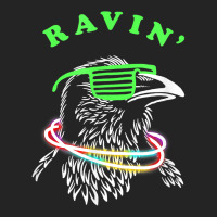 Ravin Raven Rave Party Neon Bird Funny Tee T Shirt 3/4 Sleeve Shirt | Artistshot