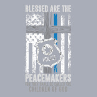 Blessed Are The Peacemakers Police Officer Blue Line Tank Dress | Artistshot