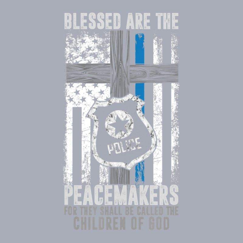 Blessed Are The Peacemakers Police Officer Blue Line Tank Dress | Artistshot