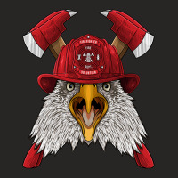 Firefighter Eagle Fireman Boys Kids Fire Rescue Animal 257 Ladies Fitted T-shirt | Artistshot