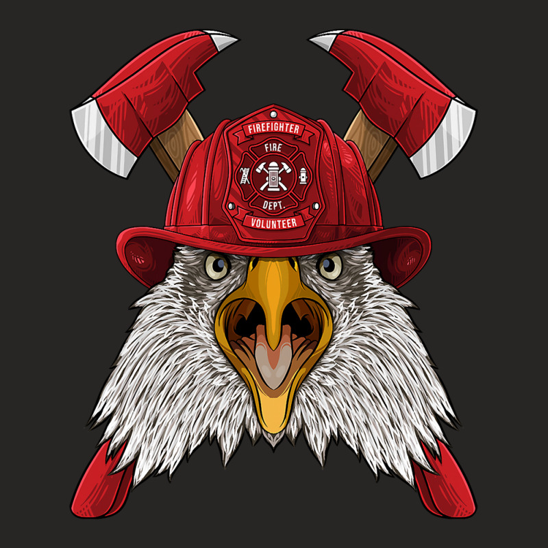 Firefighter Eagle Fireman Boys Kids Fire Rescue Animal 257 Ladies Fitted T-Shirt by pester | Artistshot