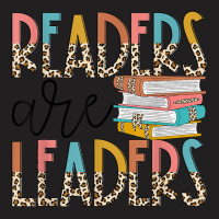 Readers Are Leaders Boho Leopard Book Lover Back To School T Shirt T-shirt | Artistshot