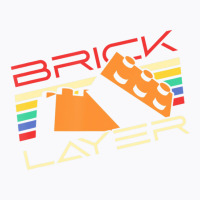 Brick Layer Master Builder Big Building Blocks Engineer Toy T-shirt | Artistshot