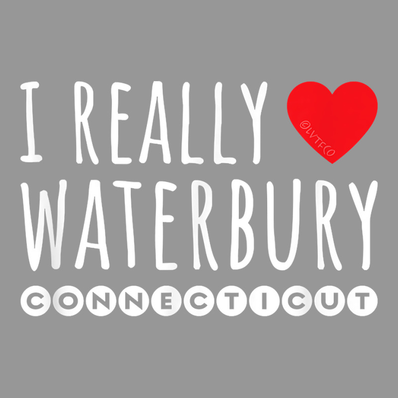 I Really Love (heart) Waterbury Connecticut T Shirt Women's V-Neck T-Shirt by sowleomballoucgp | Artistshot