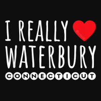 I Really Love (heart) Waterbury Connecticut T Shirt Crop Top | Artistshot